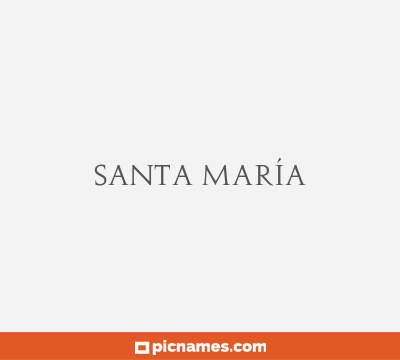 Santa María